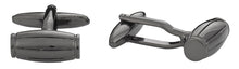 Load image into Gallery viewer, Gun Metal Barrel Cufflinks