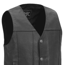 Load image into Gallery viewer, Gun Runner Men's Motorcycle Western Style Leather Vest