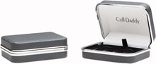 Load image into Gallery viewer, Men's Gunmetal Light Rose Swarovski Barrel Formal Set