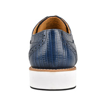 Load image into Gallery viewer, Gutta Lizard Print Leather Textile Casual Sneakers