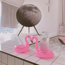 Load image into Gallery viewer, Flamingo Fun Pool Party Cup Holders - Stay Cool & Celebrate in Style!