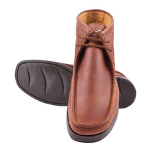 Load image into Gallery viewer, HAMARA JOE Rush Leather Desert Chukka Brown Casual Boots