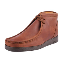 Load image into Gallery viewer, HAMARA JOE Rush Leather Desert Chukka Brown Casual Boots