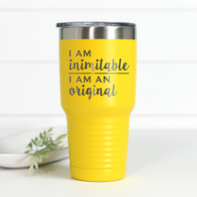 Load image into Gallery viewer, Hamilton I Am Inimitable 30 oz Engraved Tumbler