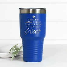 Load image into Gallery viewer, Hamilton Just You Wait 30 oz Engraved Tumbler
