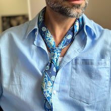 Load image into Gallery viewer, Ducati - Silk Neckerchief - Marine Blue
