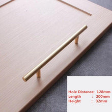 Load image into Gallery viewer, Handles Drawer Cabinet Furniture Kitchen Handles For Cabinet Knob Door Drawer Furniture Kitchen Pearl Golden Simplicity Hardware Pull Handles Modern Style T Bar Kitchen Cabinet Hardware Pulls