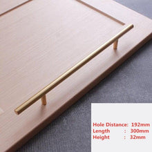 Load image into Gallery viewer, Handles Drawer Cabinet Furniture Kitchen Handles For Cabinet Knob Door Drawer Furniture Kitchen Pearl Golden Simplicity Hardware Pull Handles Modern Style T Bar Kitchen Cabinet Hardware Pulls
