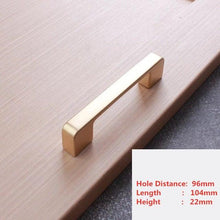 Load image into Gallery viewer, Handles Drawer Cabinet Furniture Kitchen Handles For Cabinet Knob Door Drawer Furniture Kitchen Pearl Golden Simplicity Hardware Pull Handles Modern Style T Bar Kitchen Cabinet Hardware Pulls