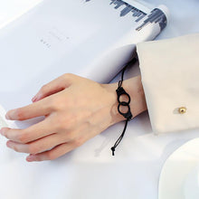 Load image into Gallery viewer, Handmade Adjustable Handcuffs Bracelets For Men Women Couple Valentine Day Jewelry Handcuff Couple Bracelets Handmade Infinity Forever Strentch Friend Bracelet Adjustable Bestfriend Matching Rope Bracelet