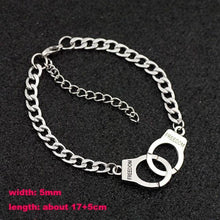 Load image into Gallery viewer, Handmade Adjustable Handcuffs Bracelets For Men Women Couple Valentine Day Jewelry Handcuff Couple Bracelets Handmade Infinity Forever Strentch Friend Bracelet Adjustable Bestfriend Matching Rope Bracelet