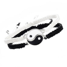 Load image into Gallery viewer, Handmade Adjustable Handcuffs Bracelets For Men Women Couple Valentine Day Jewelry Handcuff Couple Bracelets Handmade Infinity Forever Strentch Friend Bracelet Adjustable Bestfriend Matching Rope Bracelet