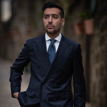 Load image into Gallery viewer, Mattei - Silk Grenadine Tie - Blue