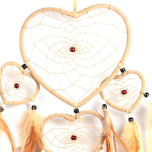 Load image into Gallery viewer, Handmade Dream-catcher Traditional Heart Dream Catching Ornaments Feather Ornaments Wall Car Hanging Wind Chimes Ornaments Home Hanging Room Birthday Decoration For Mom Pendants Ornaments