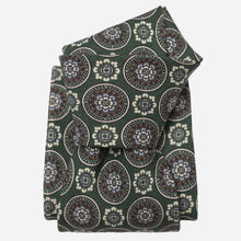Load image into Gallery viewer, La Vigna - Printed Wool & Silk Tie - Green