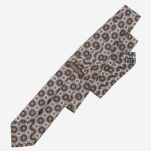 Load image into Gallery viewer, La Vigna - Printed Wool & Silk Tie - Grey