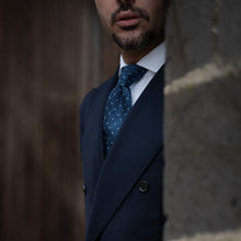 Load image into Gallery viewer, Mattei - Silk Grenadine Tie - Blue