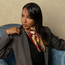Load image into Gallery viewer, Gabriella - Silk Foulard - Rosewood