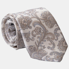 Load image into Gallery viewer, Novara - Printed Silk Tie - Ivory