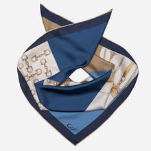 Load image into Gallery viewer, San Siro - Silk Neckerchief - Blue