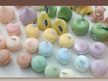 Load image into Gallery viewer, Handmade Lovely Macaron Candle Macaron Candles Scented Candle Cute Handmade Aromatherapy Candles Gifts For Women Home Decor Candle Scented Candles Aromatherapy Wedding Home Decoration Scented Candles INS Shooting Props