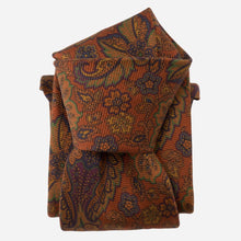 Load image into Gallery viewer, Trevi - Printed Madder Silk Tie - Ginger