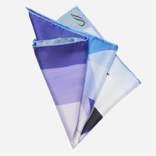 Load image into Gallery viewer, Harmony - Silk Pocket Square - Blue
