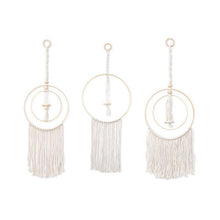 Load image into Gallery viewer, Handmade Wall Art Home Wall Decor Woven Hanging Tapestry Tassel Wind Chimes Wall Hanging Ornaments Hand Macrame Wall For Wall Wedding Living Room Gallery Patio Apartment Yard Decor