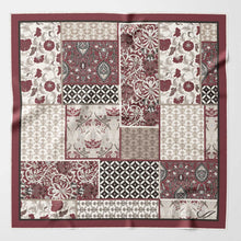 Load image into Gallery viewer, Napoli - Silk Neckerchief - Maroon