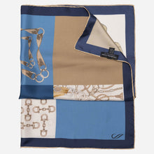 Load image into Gallery viewer, San Siro - Silk Neckerchief - Blue