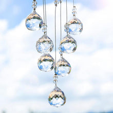 Load image into Gallery viewer, Hanging Crystal With Ball Prism Rainbow Maker Tree of Life Decor For Garden Window Rainbow Maker with Chain for Easy Hanging Outdoor Home Kids Room Window
