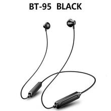 Load image into Gallery viewer, Hanging Neck Bluetooth 5.0 Wireless Sports Headset Ear Headset Bluetooth Headphones Earbuds Earphone With Microphone For Bluetooth Over Ear Headphones, Wireless 5.0/Wired Headset, 55Hrs Playtime, Hi-Fi Stereo Deep Bass, Soft Earmuffs & Light Weight