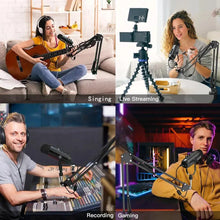 Load image into Gallery viewer, Haomuren USB Streaming Podcast Microphone Kit: Elevate Your Audio Game! 🎙️