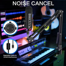 Load image into Gallery viewer, Haomuren USB Streaming Podcast Microphone Kit: Elevate Your Audio Game! 🎙️