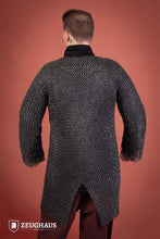 Load image into Gallery viewer, Chainmail Hauberk Roundring Riveted 10mm Aluminium