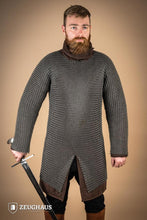Load image into Gallery viewer, Chainmail Hauberk Roundring 9mm Steel Oiled