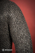 Load image into Gallery viewer, Chainmail Hauberk Flatring Riveted 9mm Stainless Steel