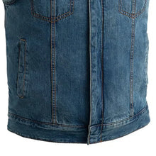 Load image into Gallery viewer, Havoc Men's Denim Motorcycle Vest