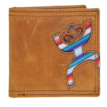 Load image into Gallery viewer, HOOey Inlay Serape Hands-Up (Tan) - Men's Bifold Wallet