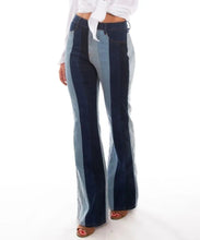 Load image into Gallery viewer, Honey Creek Color Block Flare Pant - Womens Jeans