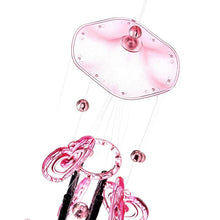 Load image into Gallery viewer, Heart Plastic Crystal Metal Tubes Wind Chime Home Garden Decoration Gift Car Outdoor Heart Wind Chimes Decoration Gift for Mom Heart Wind Bell Heart Wind Catcher Aluminum Outdoor Yard Garden Decor Wind Chimes