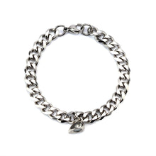Load image into Gallery viewer, Heart Shaped Magnetic Stainless Steel Couple Bracelets Heart Charm Fashion Chain Bracelets Couples Matching Bracelets Promise Bracelet Stainless Steel Link Chain For Women Couples Love Bracelet