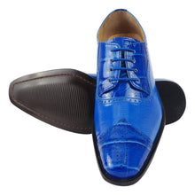 Load image into Gallery viewer, Henley Genuine Leather Oxford Style Brogue Dress Shoes