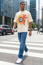 Load image into Gallery viewer, M360 The World is Watching Oversized T-shirt - Natural
