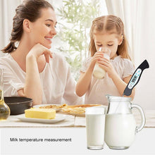 Load image into Gallery viewer, High Quality Foldable Food Thermometer Probe Digital BBQ Meat Kitchen Thermometer Instant Read Meat Thermometer With 4.6” Folding Probe Backlight & Calibration Function For Cooking Food Candy BBQ Grill Liquids Beef Liquid Water Oil Temperature Gauge
