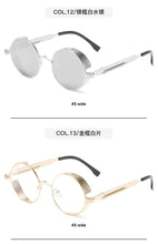 Load image into Gallery viewer, High Quality Metal Circle Frame Luxury & Designer High Quality Sunglasses For Men and Women New Retro Style Round Shape Metal Frame Sunglasses UV400
