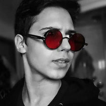 Load image into Gallery viewer, High Quality Metal Circle Frame Luxury & Designer High Quality Sunglasses For Men and Women New Retro Style Round Shape Metal Frame Sunglasses UV400