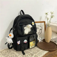 Load image into Gallery viewer, High Quality Nylon Large Capacity Waterproof Backpack For Female And Girls - Trendy College/Schoolbag