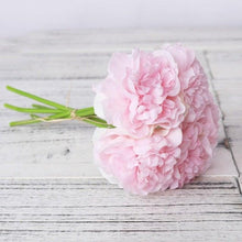 Load image into Gallery viewer, High Quality Peony Artificial Silk Flowers Bunches For Bridal Bouquet Wedding Living Room Table Home Garden Decoration Artificial Peony Silk Flowers Bouquet for Wedding Home Garden Decoration