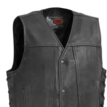 Load image into Gallery viewer, High Roller Men's Motorcycle Leather Vest